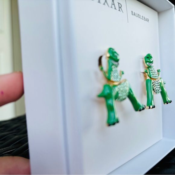 Baublebar Disney Pixar Toy Story Rex dangle earrings rare find NIB - Picture 3 of 6
